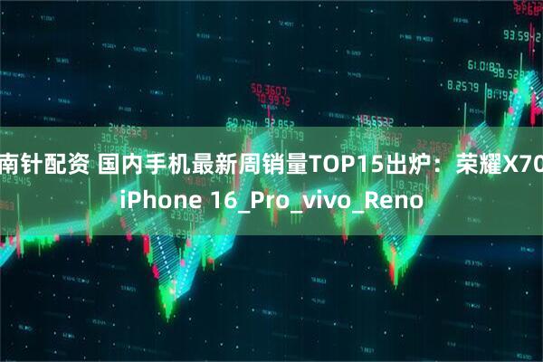 指南针配资 国内手机最新周销量TOP15出炉：荣耀X70超iPhone 16_Pro_vivo_Reno